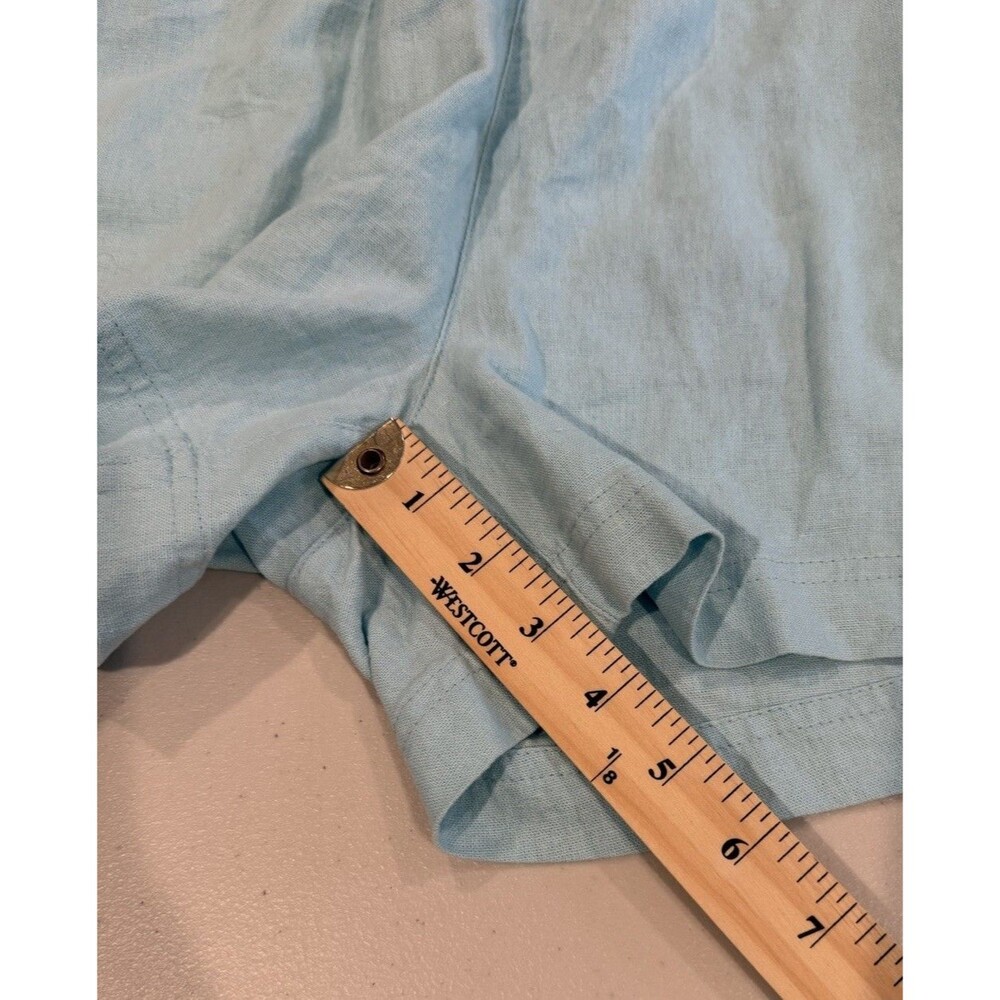 NEW Old Navy Pull On Shorts Womens Large Linen Elastic Waist High Rise Travel - Picture 6 of 7